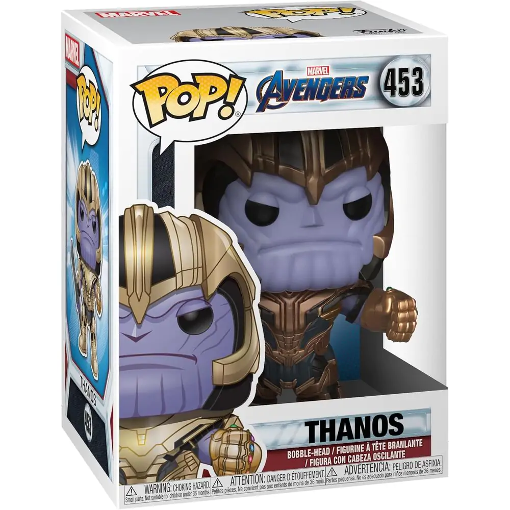 Avengers Endgame POP! Movies Vinylová figurka Thanos 9 cm fotografii produktu