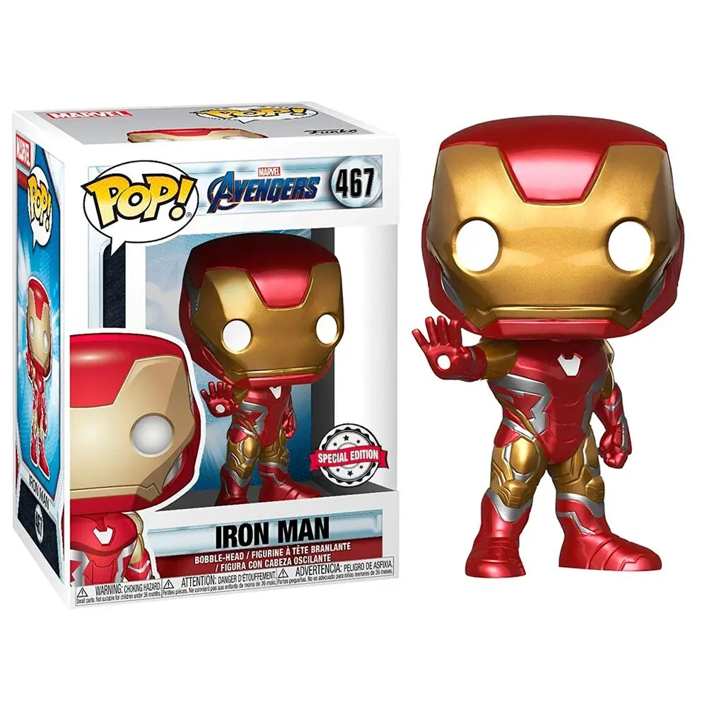 Avengers Endgame POP! Movies Vinylová kývací figurka Iron Man 9 cm fotografii produktu