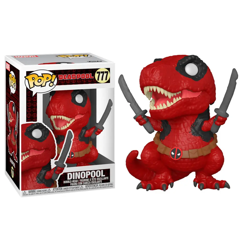 Marvel Deadpool 30. výročí POP! Vinylová figurka Dinopool 9 cm fotografii produktu