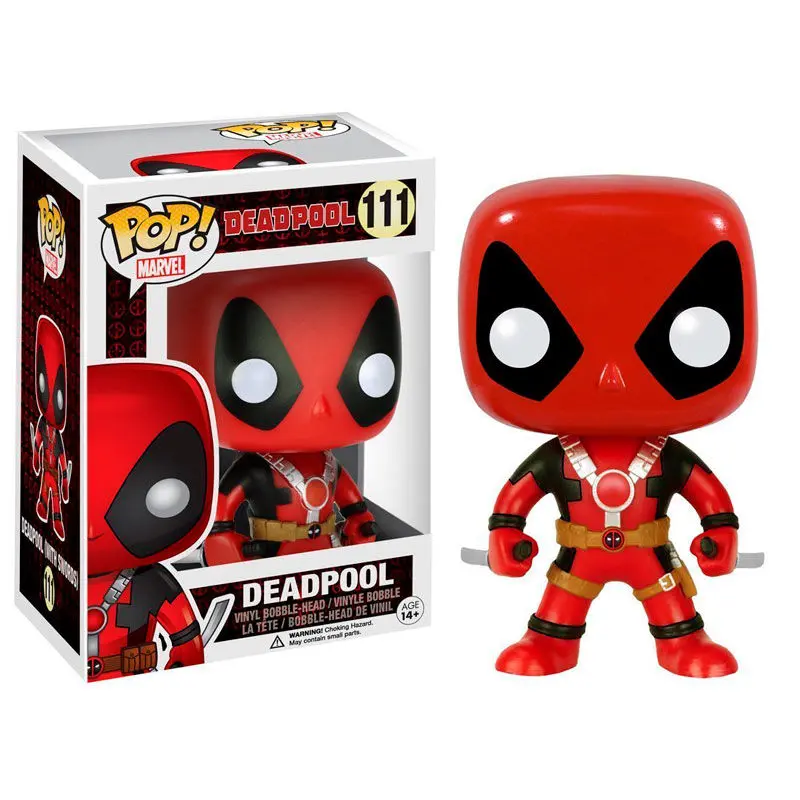 Marvel Comics POP! Vinylová figurka s kývající se hlavou Deadpool Dva meče 10 cm fotografii produktu