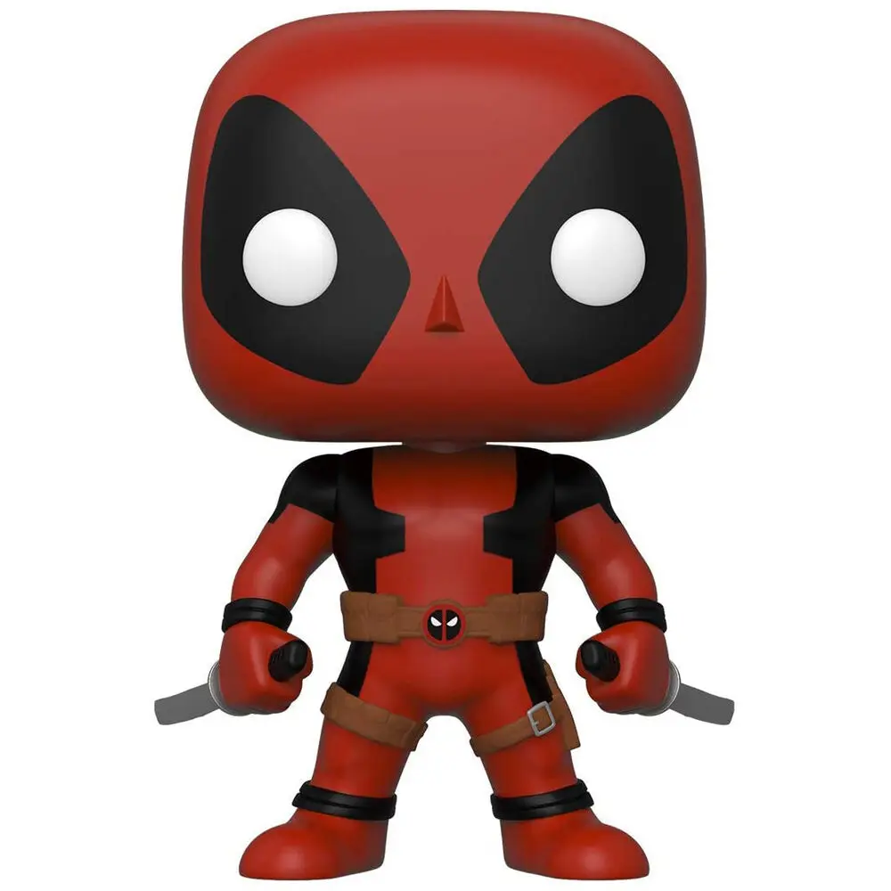POP figurka Marvel Deadpool s meči 25 cm Exclusive fotografii produktu
