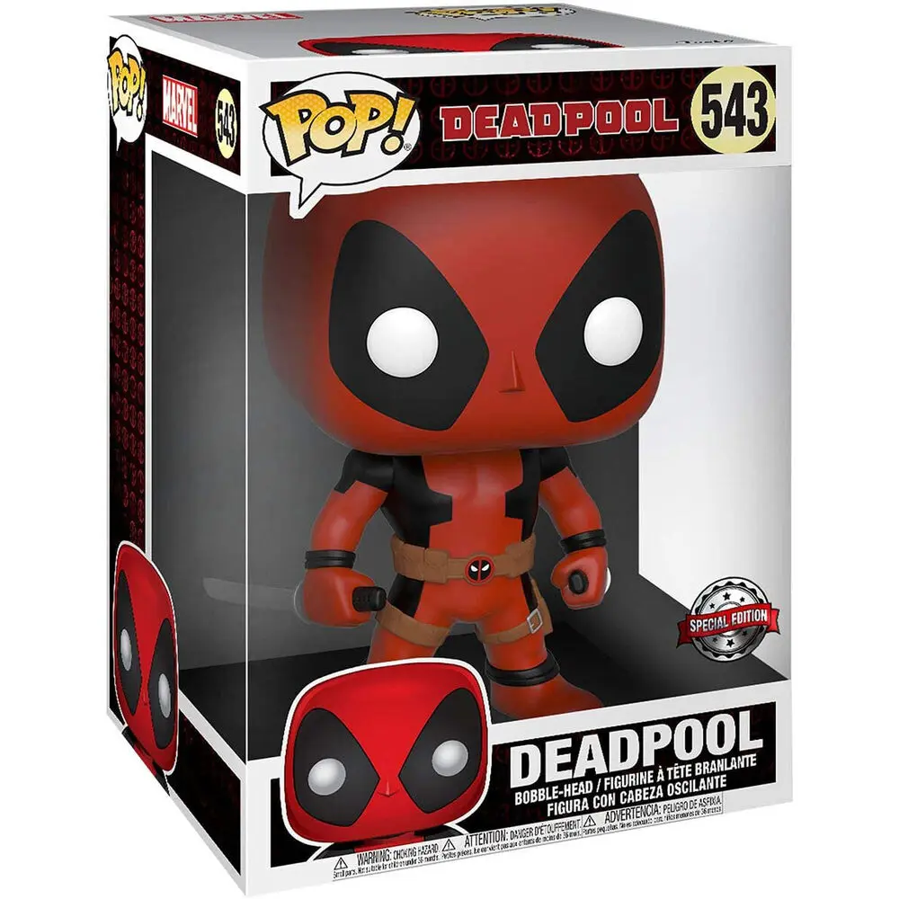 POP figurka Marvel Deadpool s meči 25 cm Exclusive fotografii produktu
