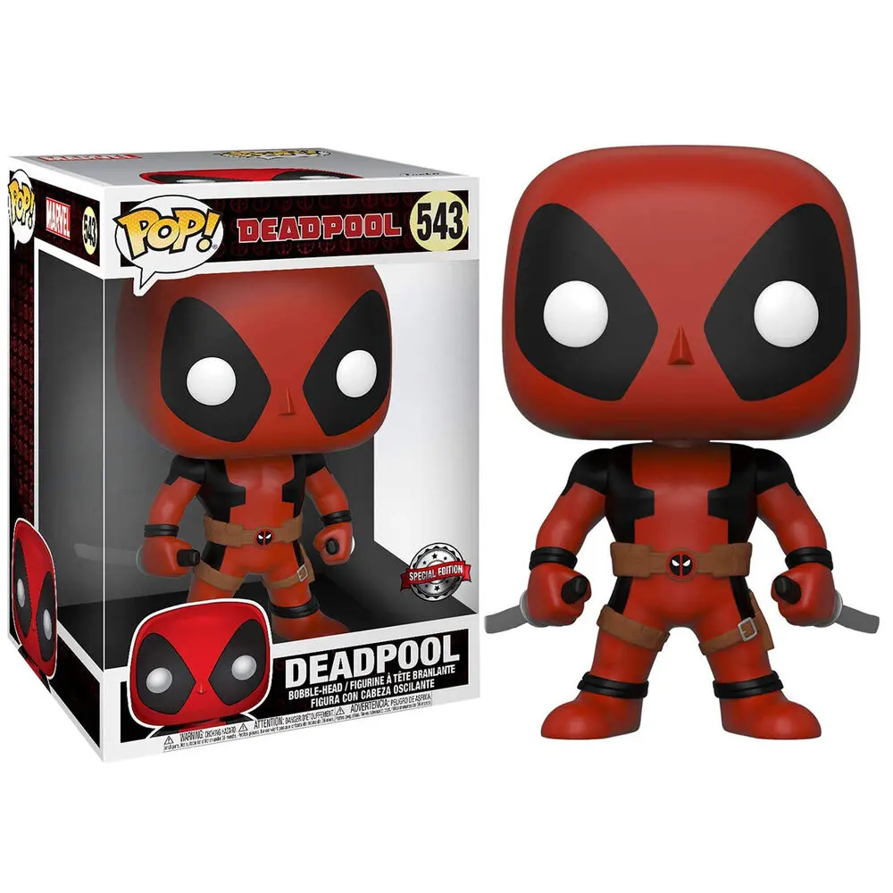 POP figurka Marvel Deadpool s meči 25 cm Exclusive fotografii produktu