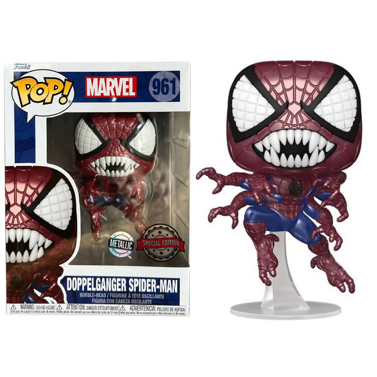 POP figurka Marvel Doppelganger Spiderman Exclusive fotografii produktu