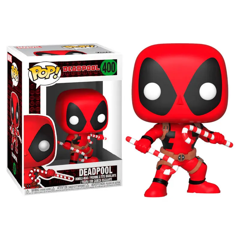 POP figurka Marvel Holiday Deadpool s cukrovými holemi fotografii produktu