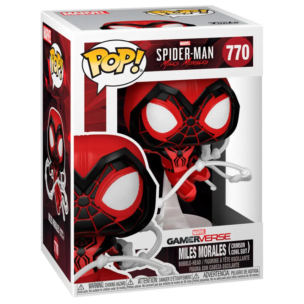 Marvel's Spider-Man POP! Games vinylová figurka Miles Morales Red Suit 9 cm fotografii produktu