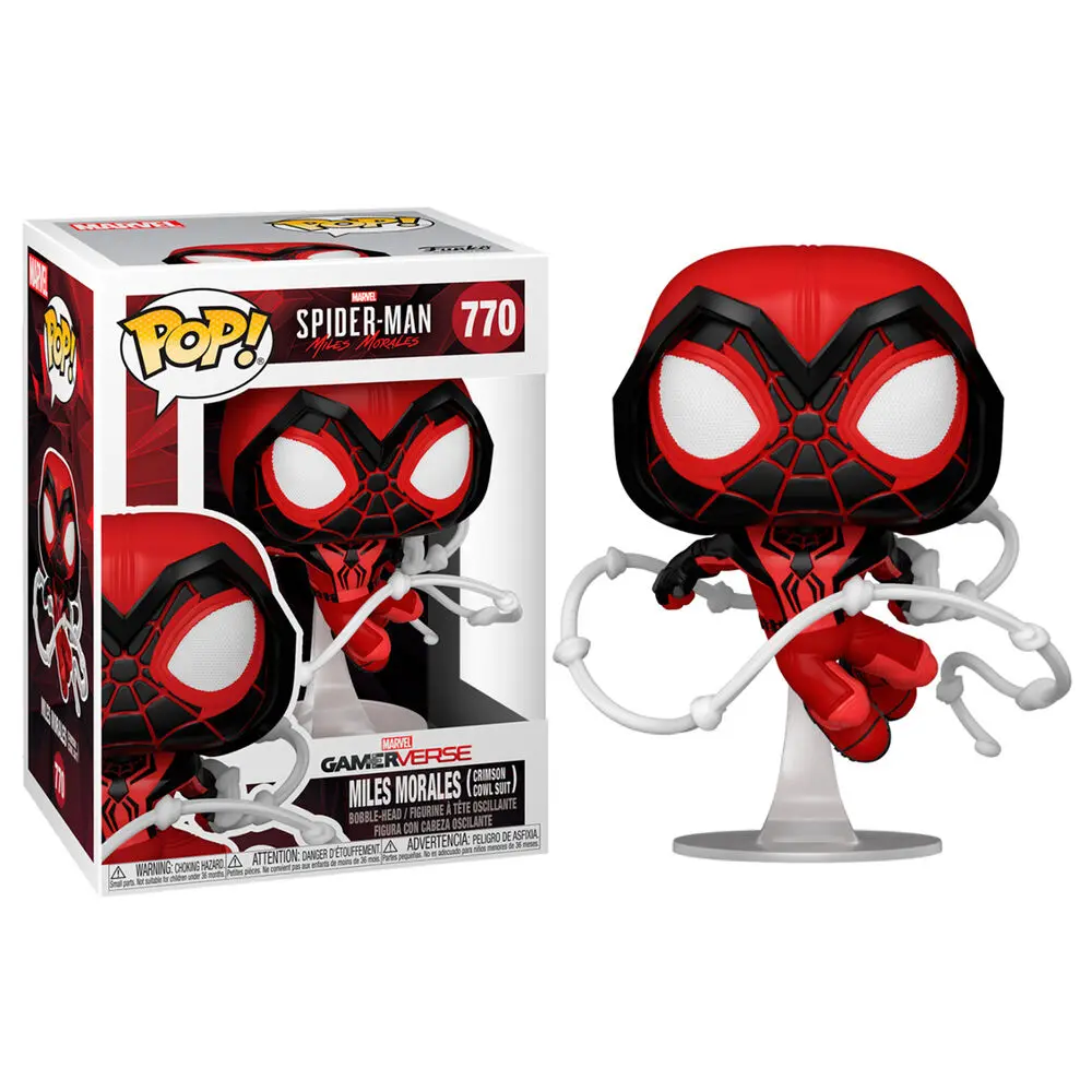 Marvel's Spider-Man POP! Games vinylová figurka Miles Morales Red Suit 9 cm fotografii produktu