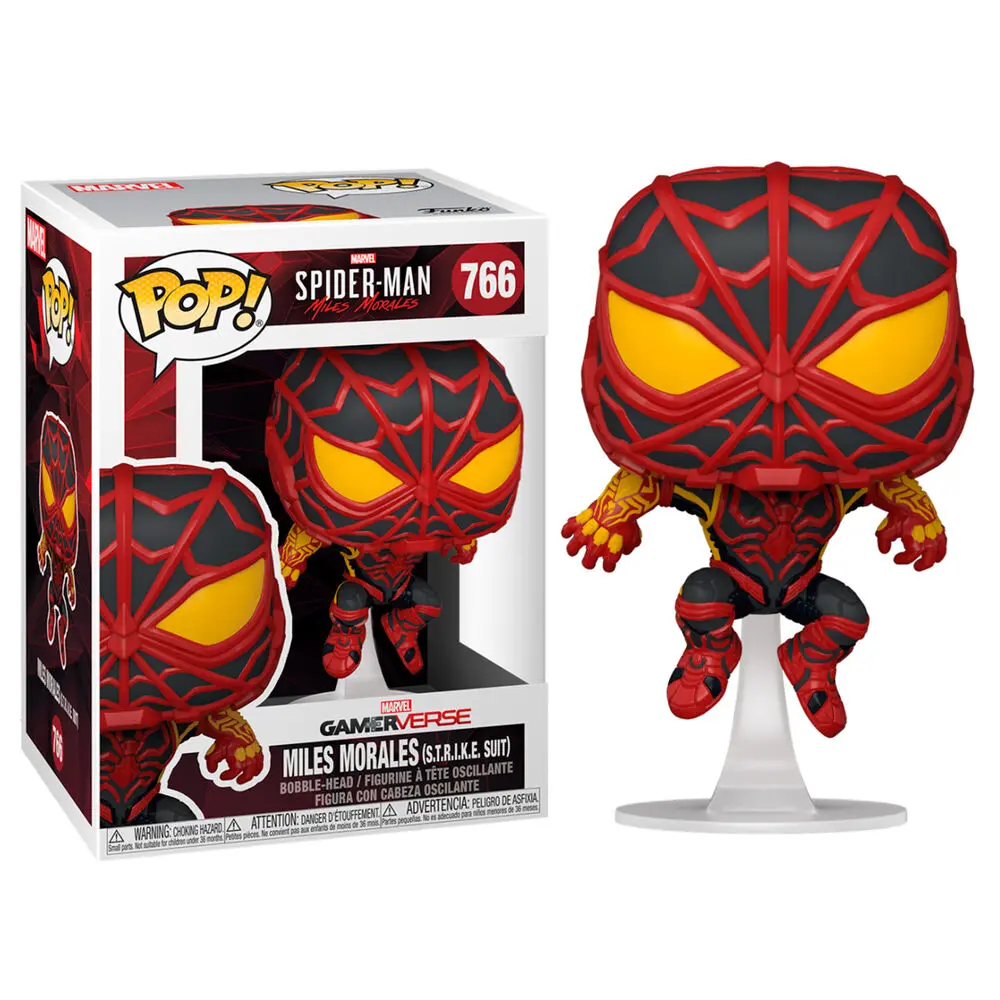 Marvel's Spider-Man POP! Games vinylová figurka Miles Morales Strike Suit 9 cm fotografii produktu