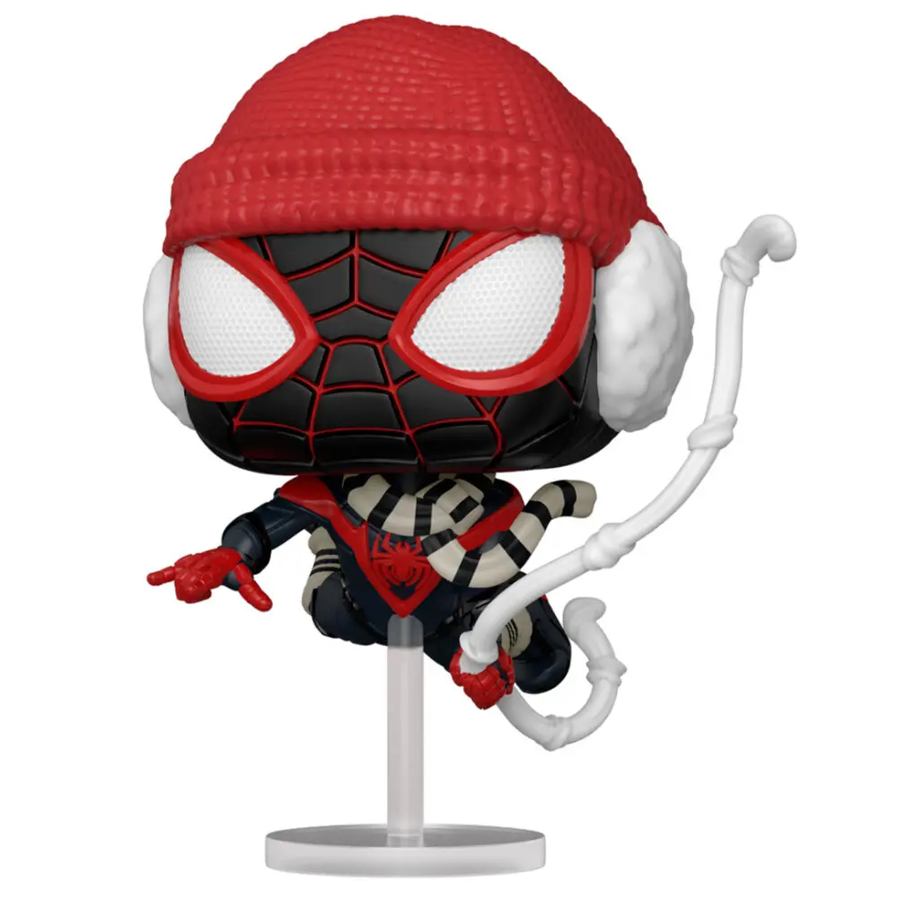 Marvel's Spider-Man POP! Games vinylová figurka Miles Morales Zimní oblek 9 cm fotografii produktu