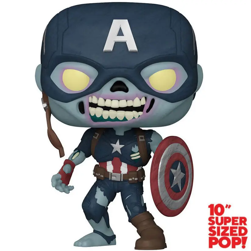 POP figurka Marvel What If Zombie Captain America Exclusive 25 cm fotografii produktu