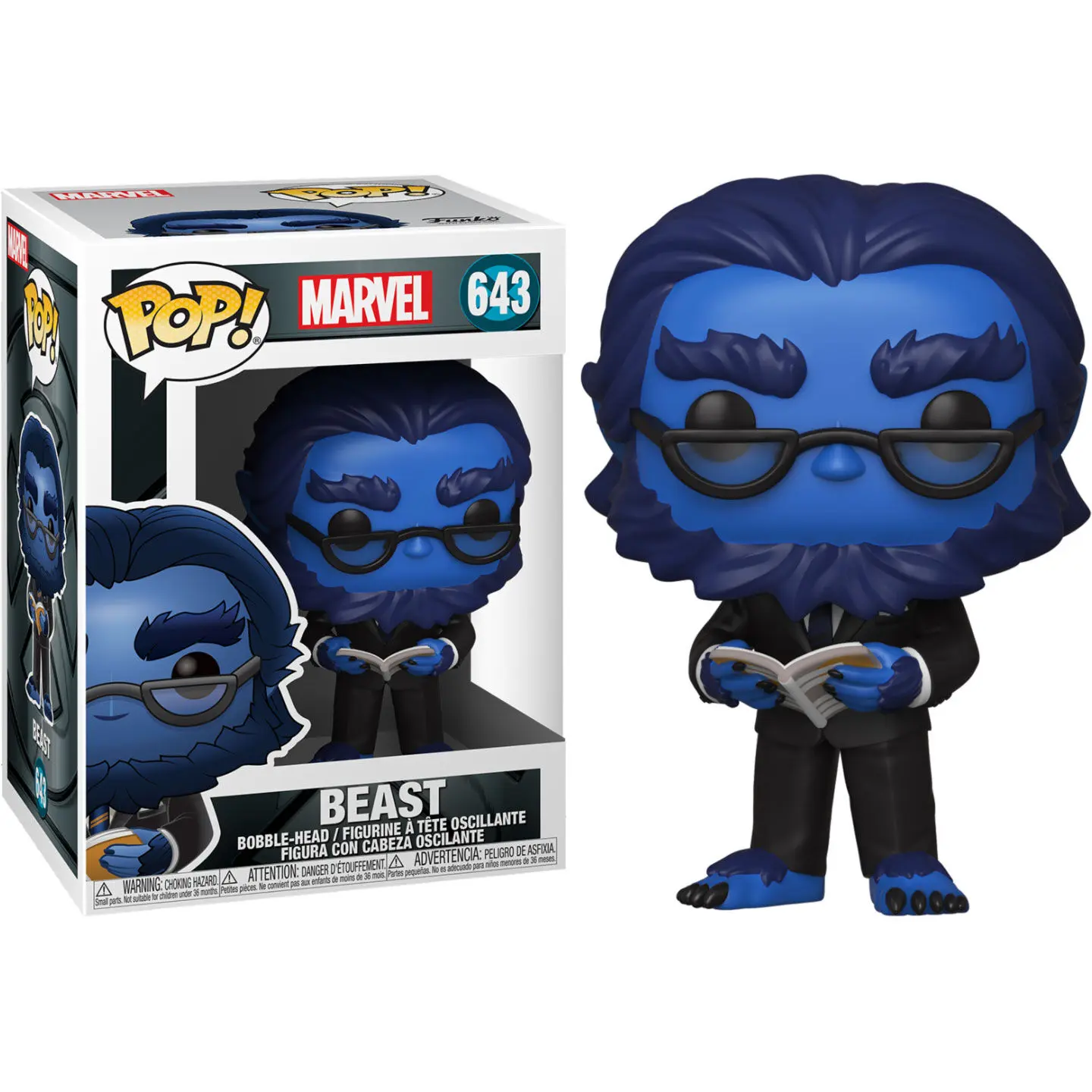 X-Men 20. výročí POP! Marvel Vinyl Figurka Beast 9 cm fotografii produktu