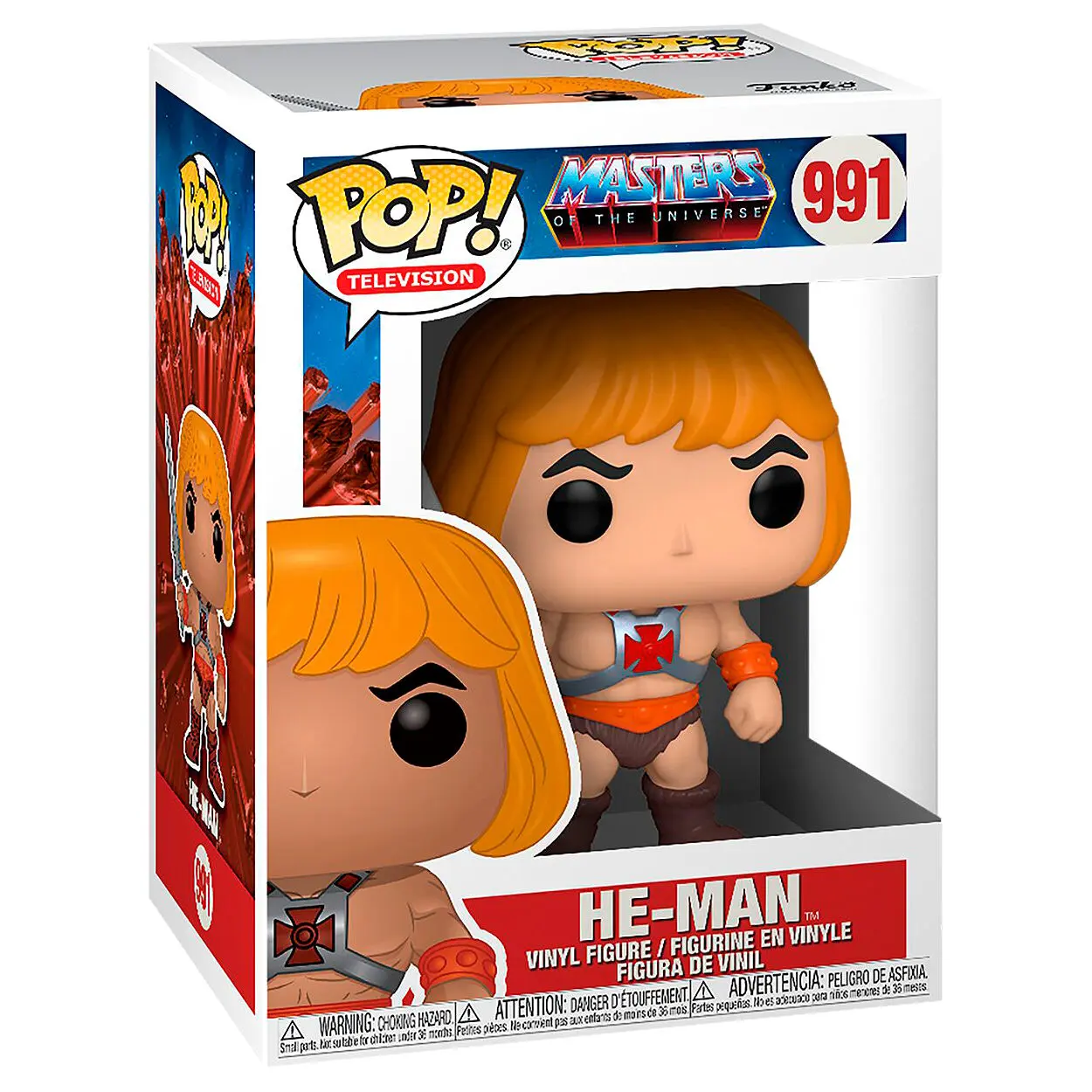 Masters of the Universe POP! Animation vinylová figurka He-Man 9 cm fotografii produktu