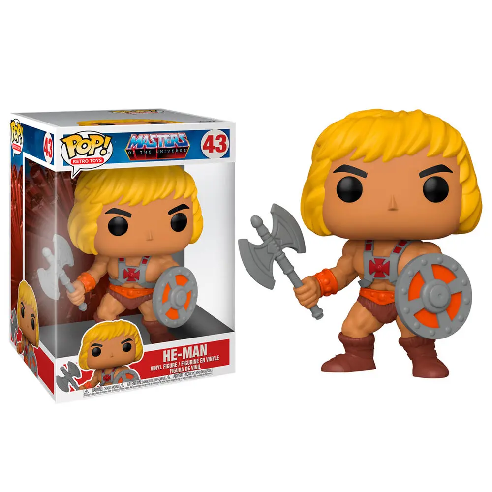 Masters of the Universe Super Sized POP! Vinylová figurka He-Man 25 cm fotografii produktu