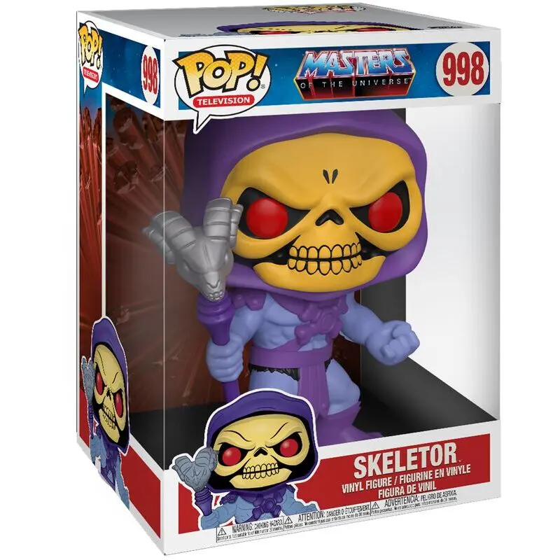 Masters of the Universe Super Sized POP! Animation vinylová figurka Skeletor 25 cm fotografii produktu