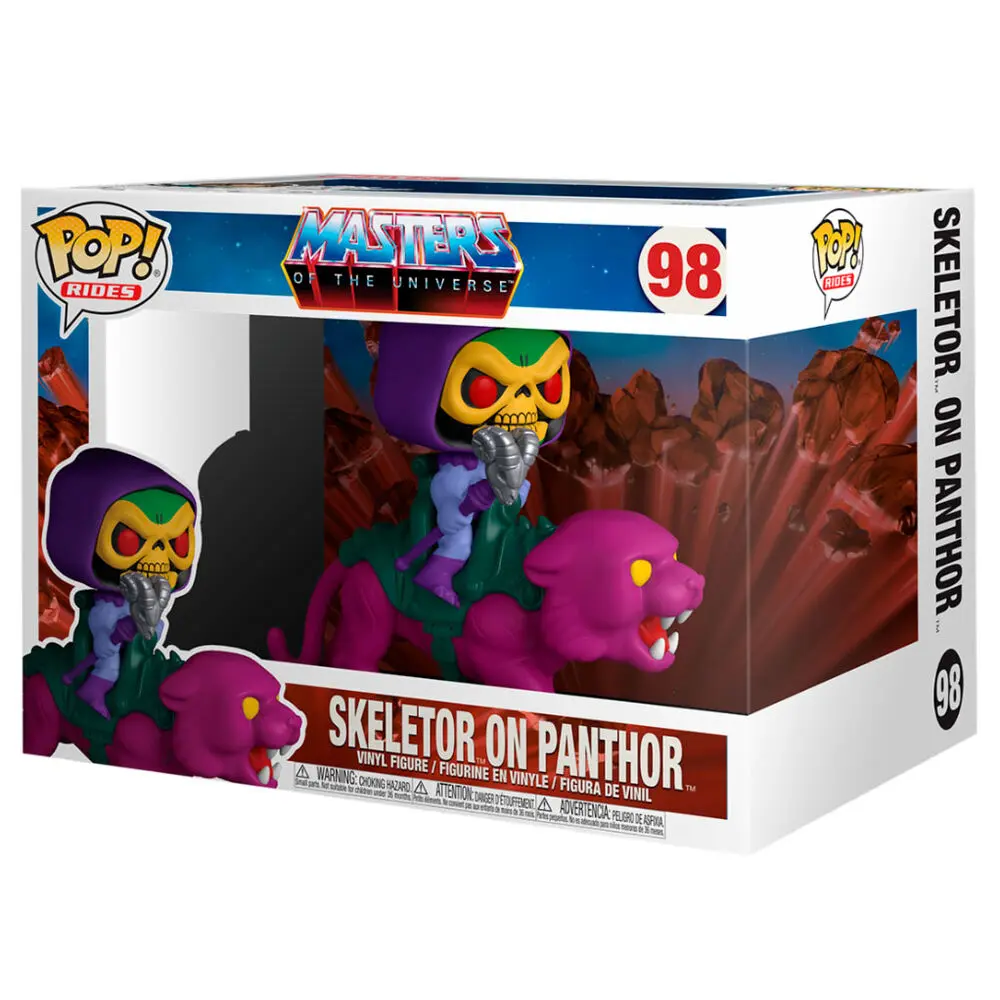 Masters of the Universe POP! Rides Vinylová figurka Skeletor na Panthor 18 cm fotografii produktu