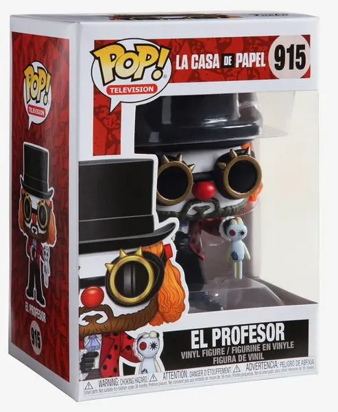 Money Heist POP! TV Vinyl Figure Professor O Clown 9 cm fotografii produktu