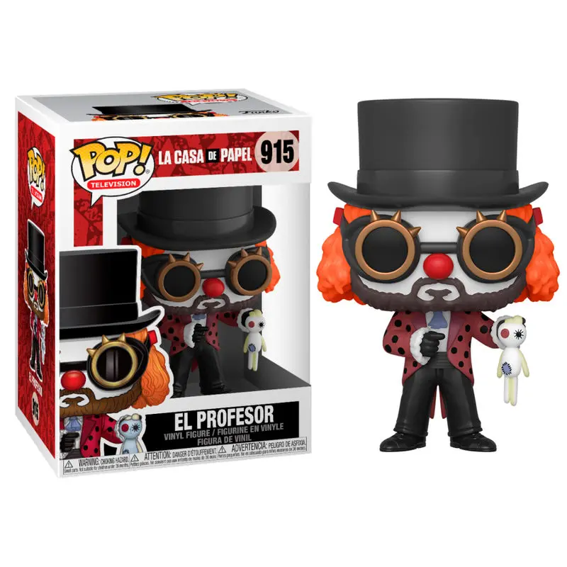 Money Heist POP! TV Vinyl Figure Professor O Clown 9 cm fotografii produktu