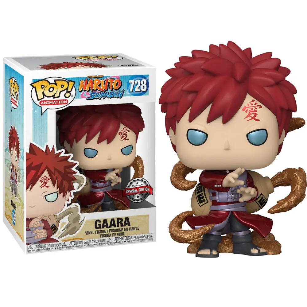 Sběratelská figurka POP Naruto Gaara Metalická Exkluzivní fotografii produktu