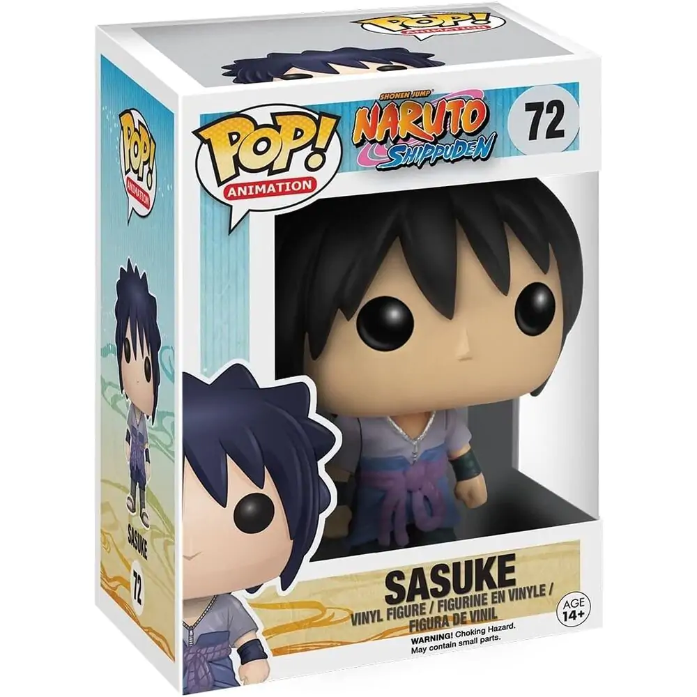 Naruto Shippuden POP! Animation vinylová figurka Sasuke 9 cm fotografii produktu