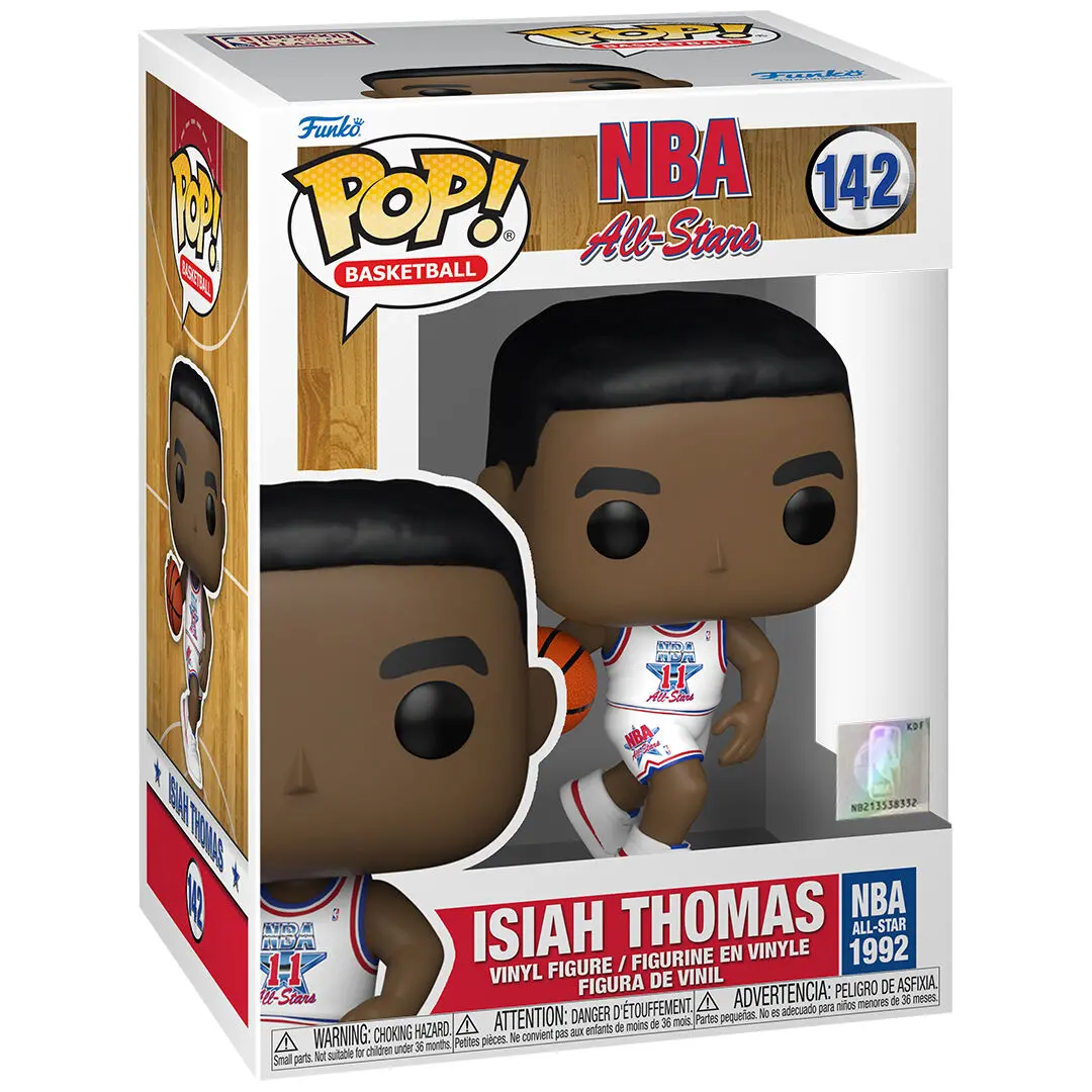NBA Legends POP! Basketball vinylová figurka Isiah Thomas (White All Star Uni 1992) 9 cm fotografii produktu
