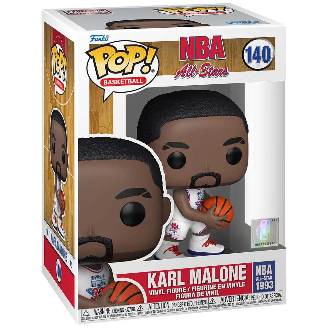 NBA Legends POP! basketbalová vinylová figurka Karl Malone (White All Star Uni 1993) 9 cm fotografii produktu