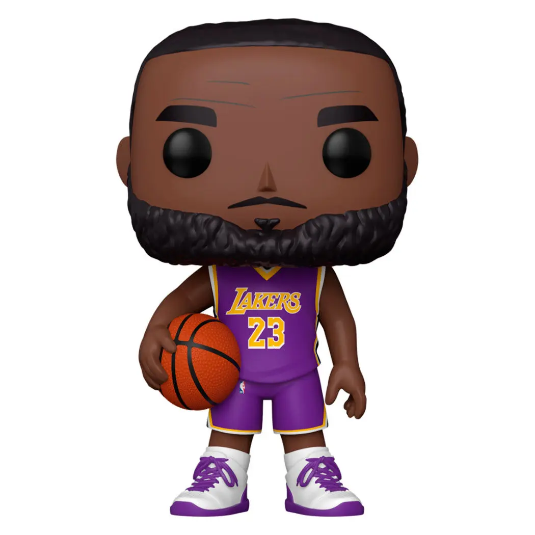 NBA Super Sized POP! Vinylová figurka LeBron James (Purple Jersey) 25 cm fotografii produktu