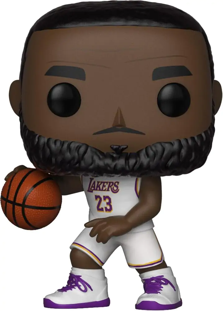 NBA POP! Sports Vinylová figurka LeBron James Bílý dres (Lakers) 9 cm fotografii produktu