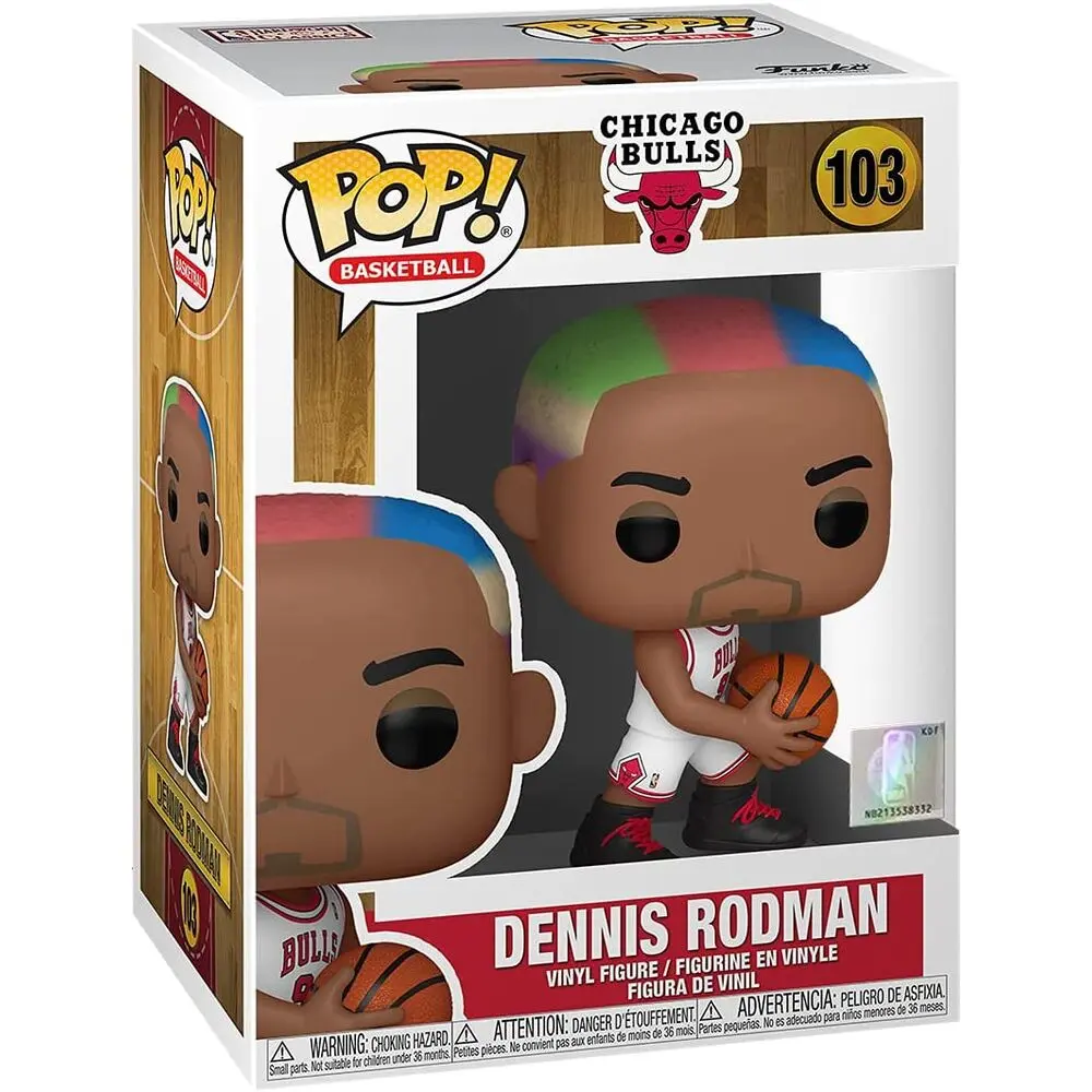 NBA Legends POP! Sports Vinylová Figurka Dennis Rodman (Bulls Home) 9 cm fotografii produktu