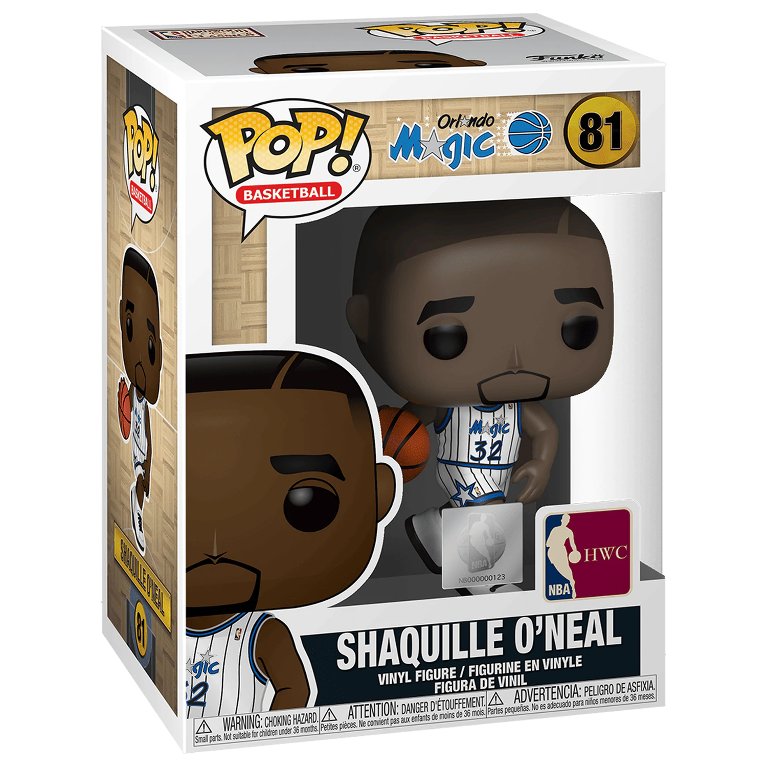 NBA Legends POP! Sports vinylová figurka Shaquille O'Neal (Magic home) 9 cm fotografii produktu