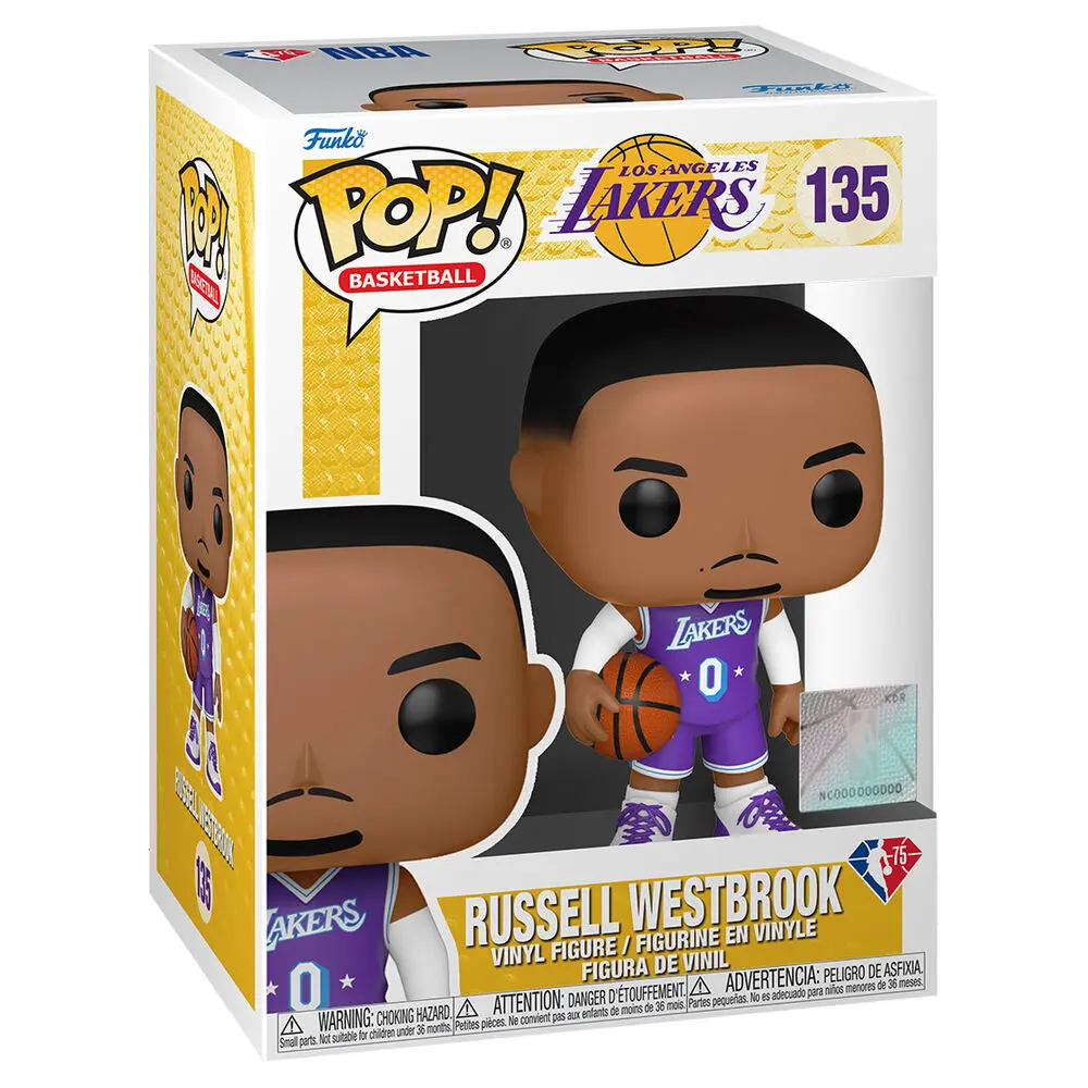 NBA Washington Wizards POP! Basketbalová Vinylová Figurka Russell Westbrook (City Edition 2021) 9 cm fotografii produktu