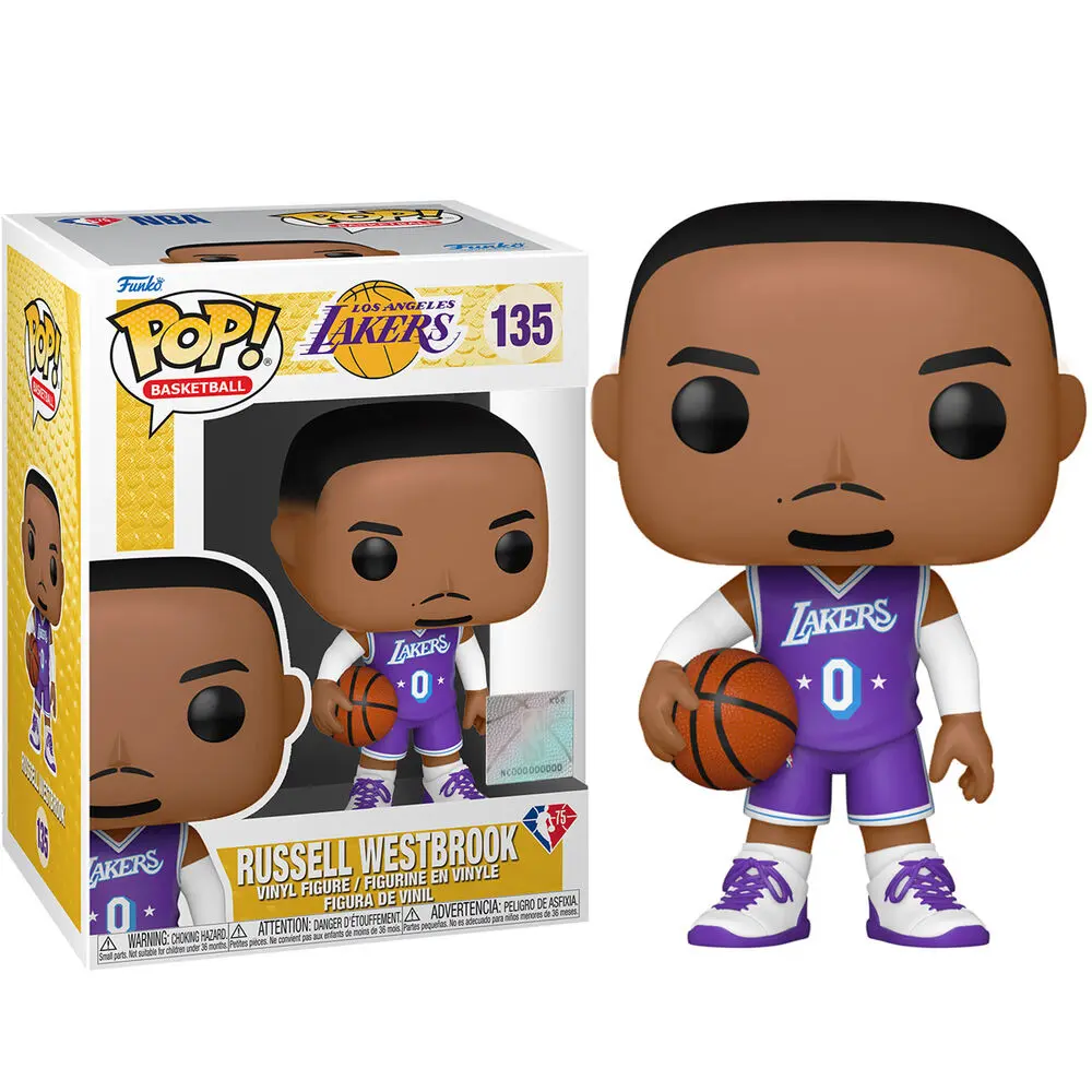 NBA Washington Wizards POP! Basketbalová Vinylová Figurka Russell Westbrook (City Edition 2021) 9 cm fotografii produktu