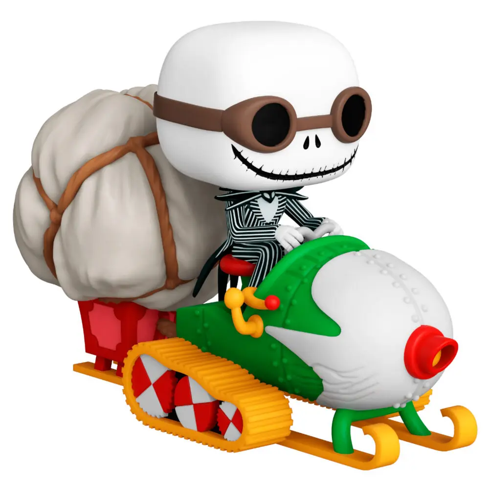 Nightmare before Christmas POP! Rides Vinyl Figurka Jack s brýlemi a sněžným skútrem 18 cm fotografii produktu