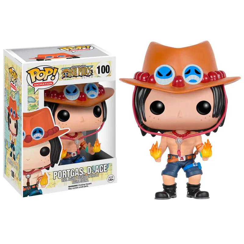 One Piece POP! Televizní vinylová figurka Portgas D. Ace 9 cm fotografii produktu