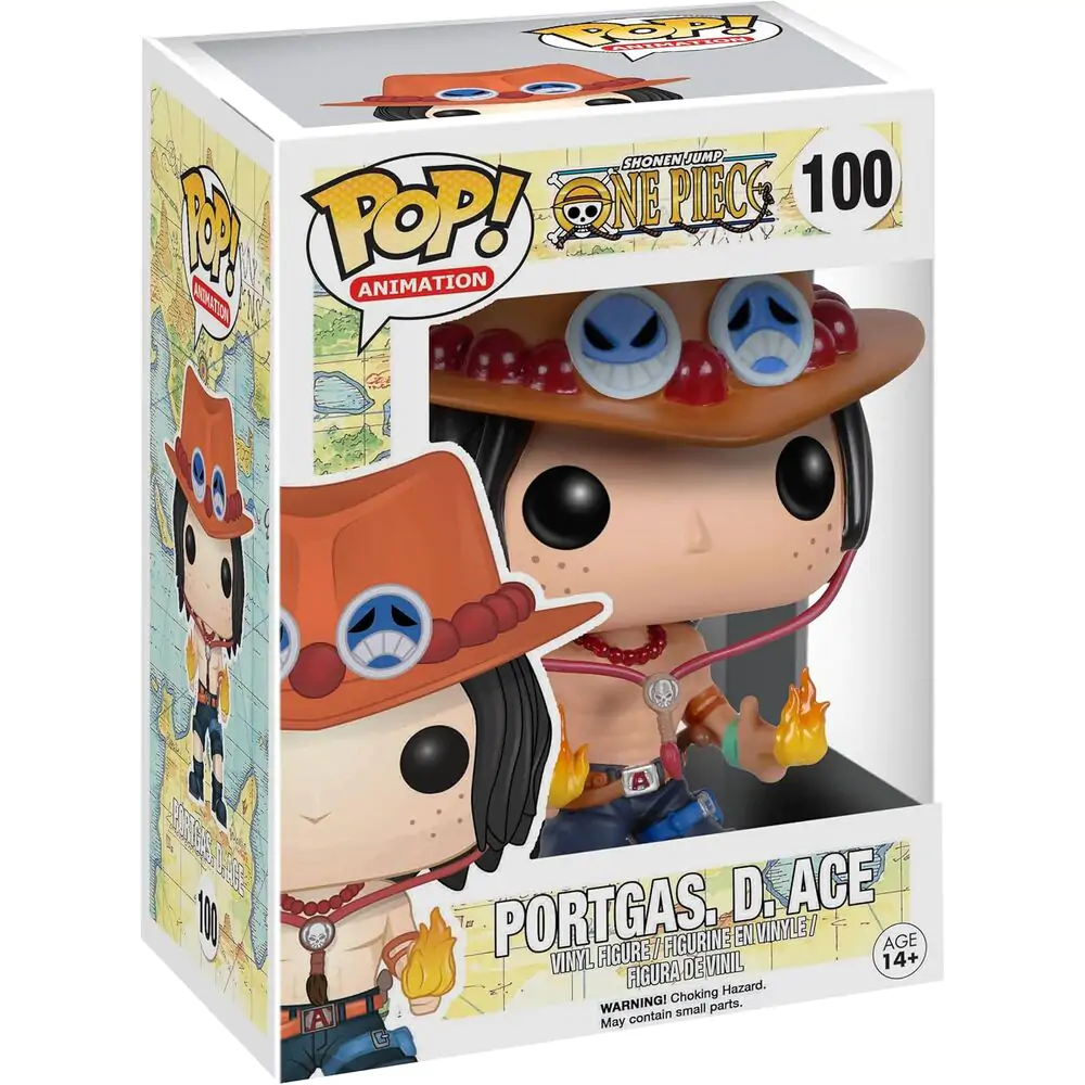One Piece POP! Televizní vinylová figurka Portgas D. Ace 9 cm fotografii produktu