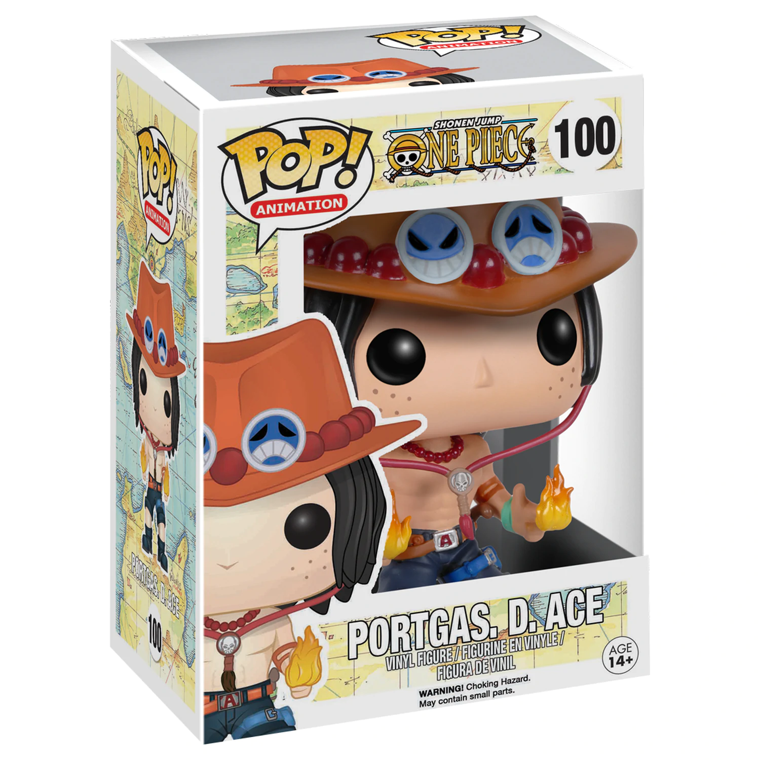 One Piece POP! Televizní vinylová figurka Portgas D. Ace 9 cm fotografii produktu