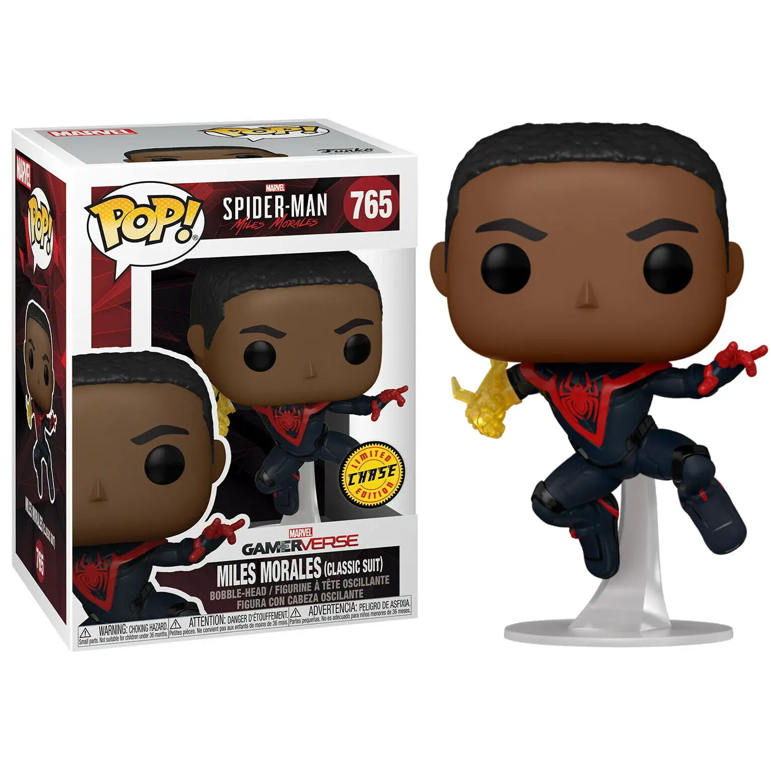 POP figurka Spiderman Miles Morales Classic Suit Chase fotografii produktu