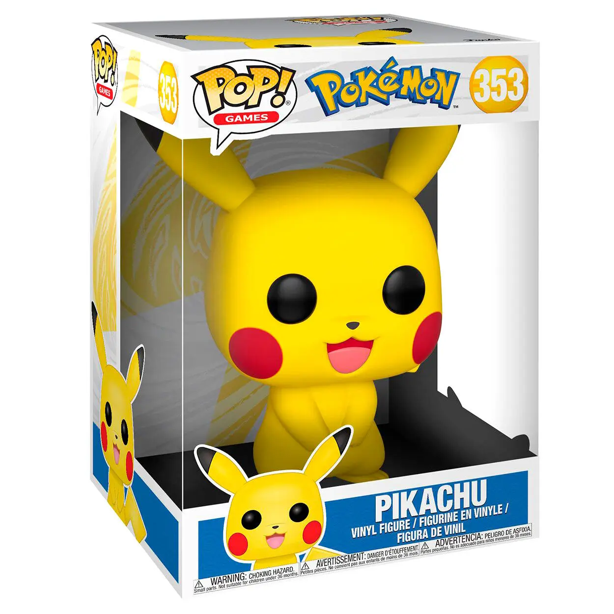 Pokemon Super Sized POP! Games Vinylová figurka Pikachu 25 cm fotografii produktu