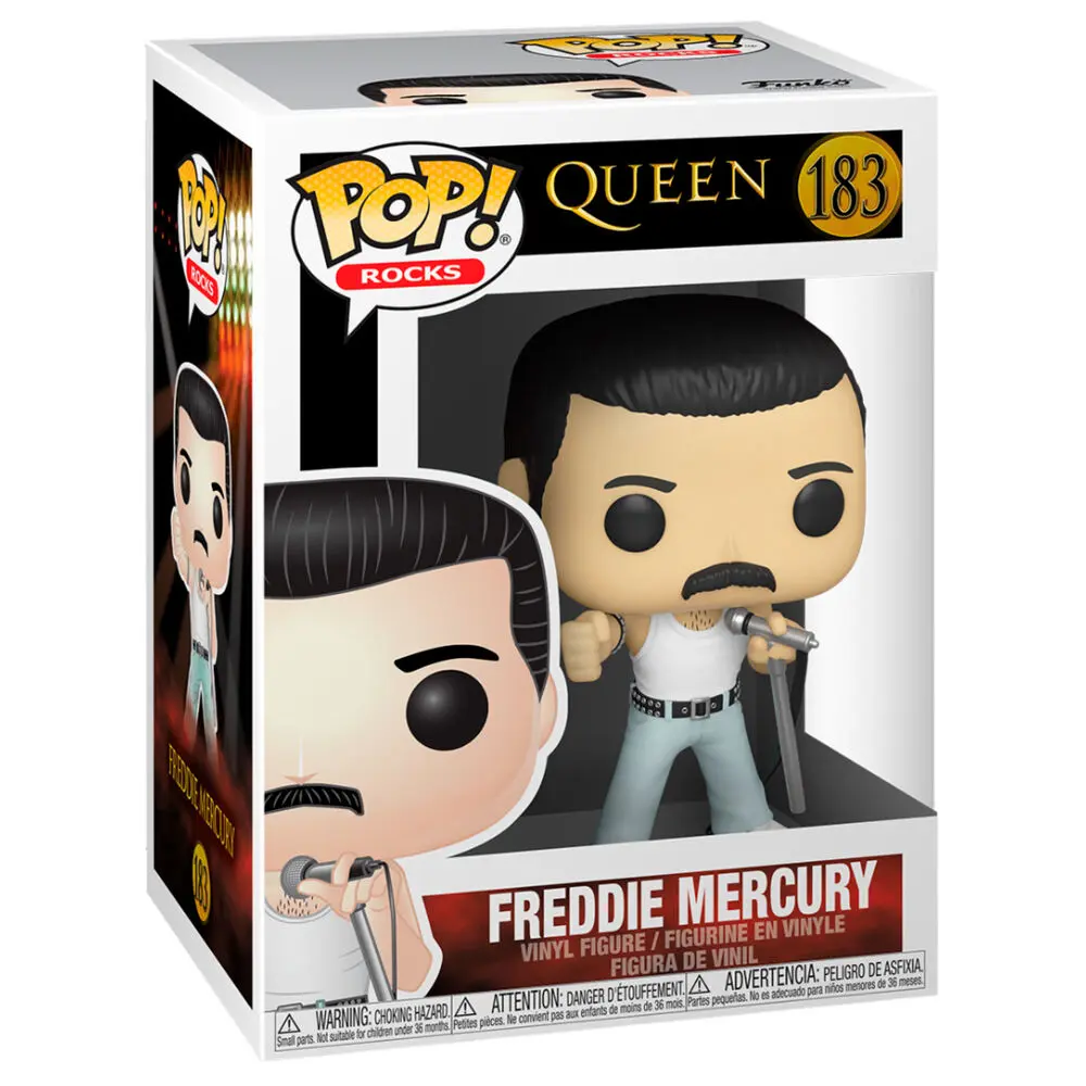 Queen POP! Rocks vinylová figurka Freddie Mercury Radio Gaga 9 cm fotografii produktu