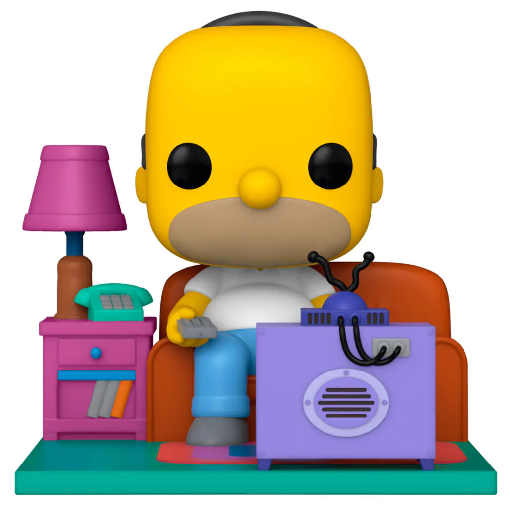Simpsons POP! Deluxe vinylová figurka Homer Watching TV 18 cm fotografii produktu