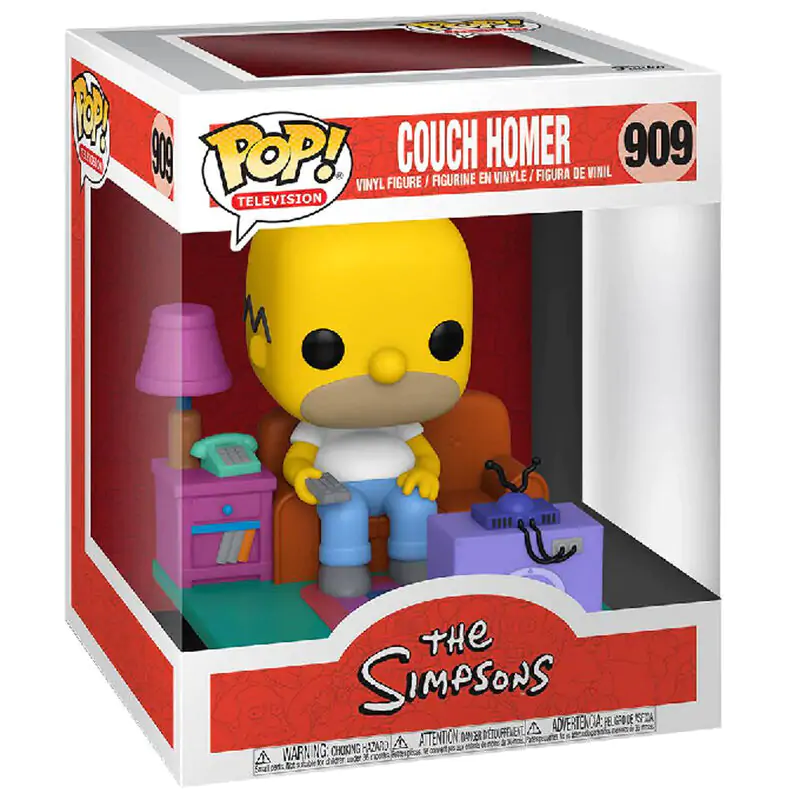 Simpsons POP! Deluxe vinylová figurka Homer Watching TV 18 cm fotografii produktu