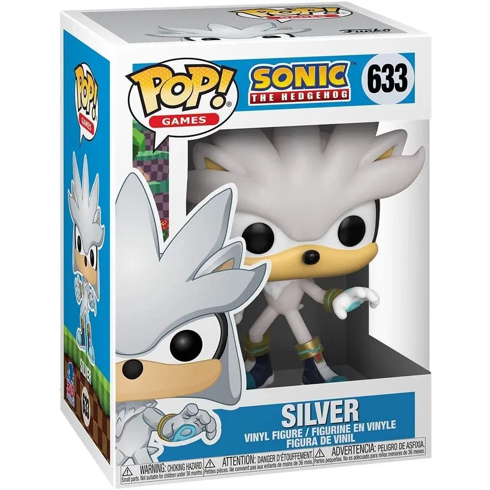 Sonic the Hedgehog POP! Games Vinylová figurka Sonic 30th - Silver the Hedgehog 9 cm fotografii produktu