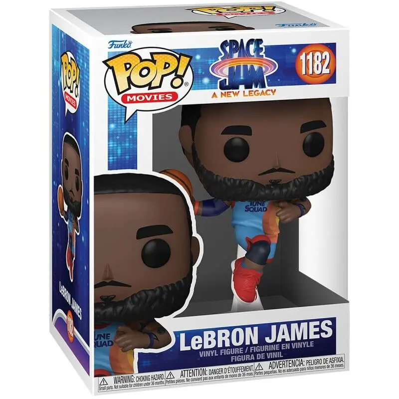 Space Jam 2 POP! Movies Vinylová figurka LeBron (Leaping) 9 cm fotografii produktu