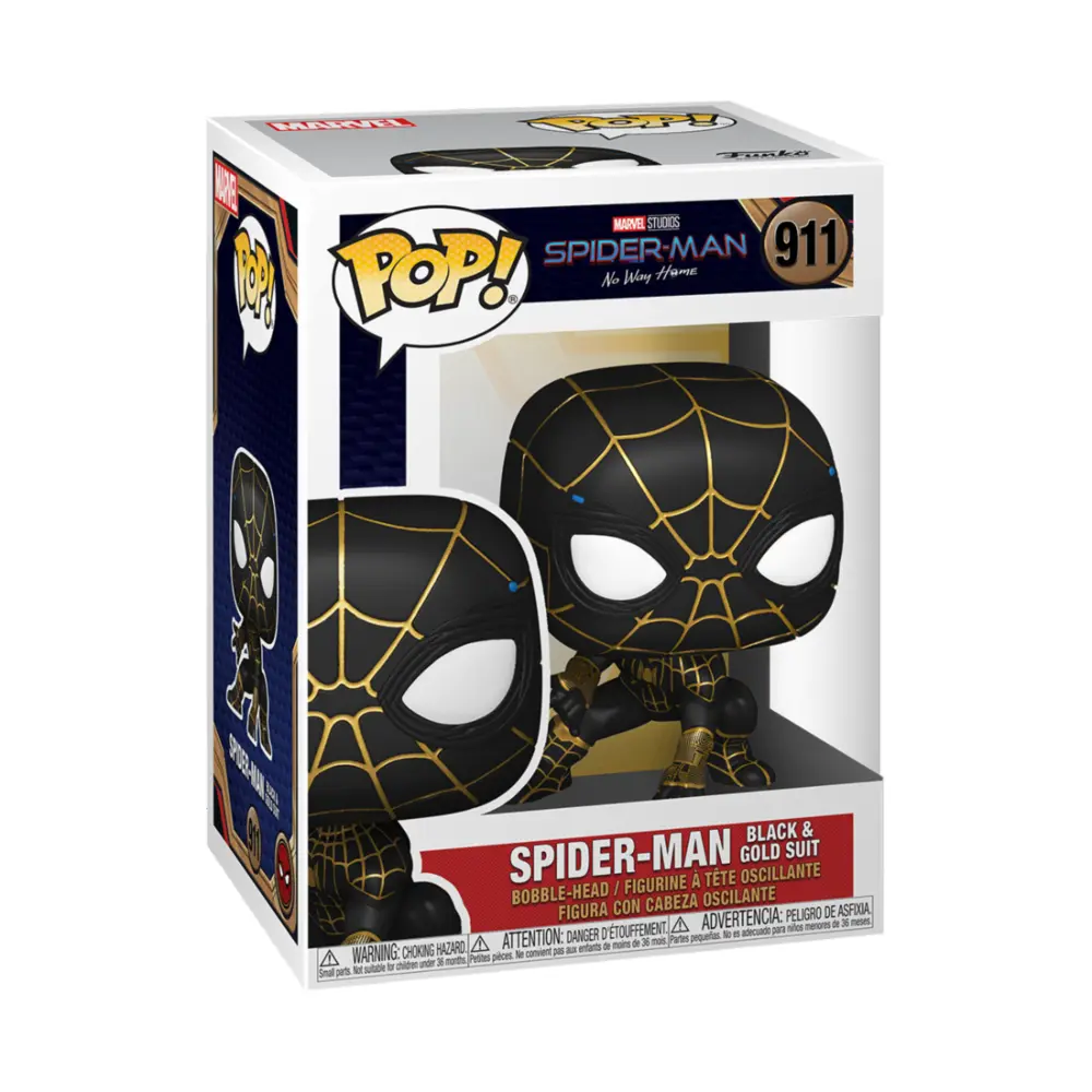 Spider-Man: No Way Home POP! Vinylová Figurka Spider-Man (Black & Gold Suit) 9 cm fotografii produktu