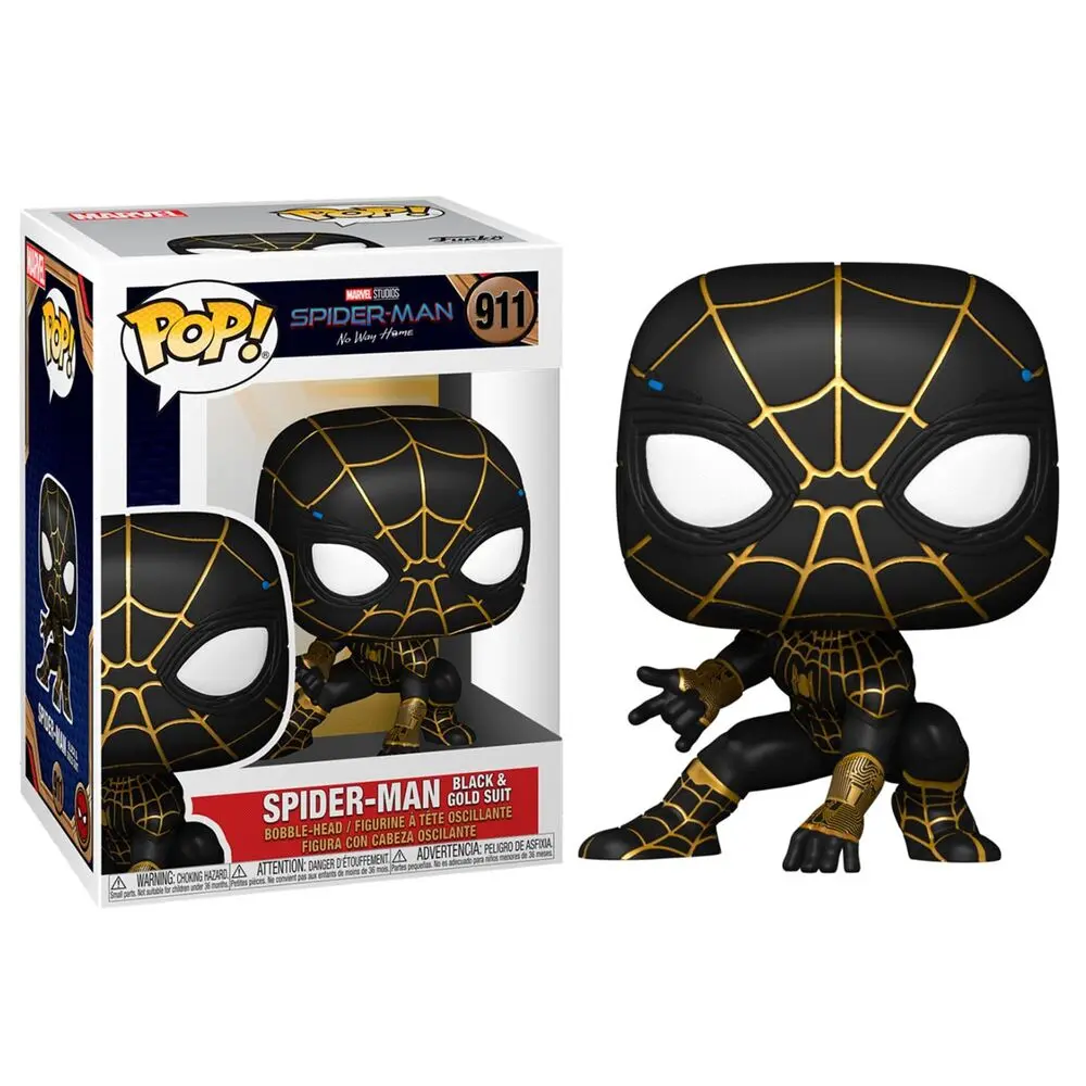 Spider-Man: No Way Home POP! Vinylová Figurka Spider-Man (Black & Gold Suit) 9 cm fotografii produktu