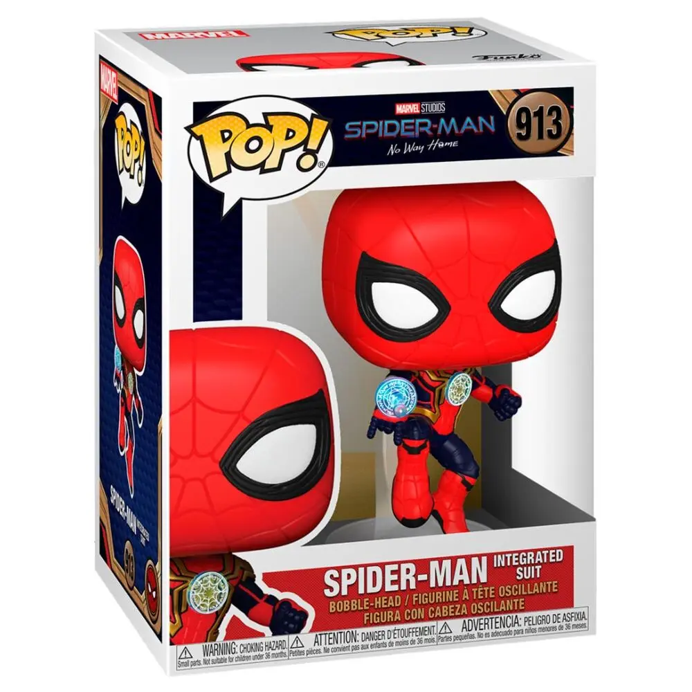 Spider-Man: No Way Home POP! Vinylová figurka Spider-Man (Integrated Suit) 9 cm fotografii produktu