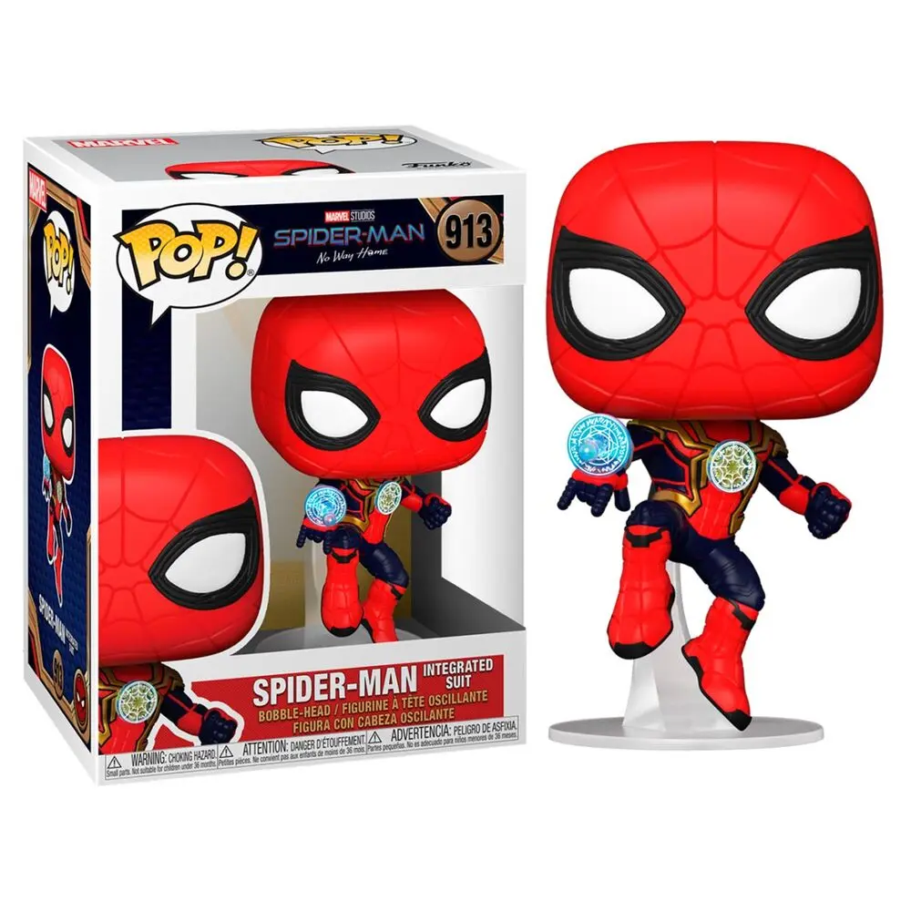 Spider-Man: No Way Home POP! Vinylová figurka Spider-Man (Integrated Suit) 9 cm fotografii produktu