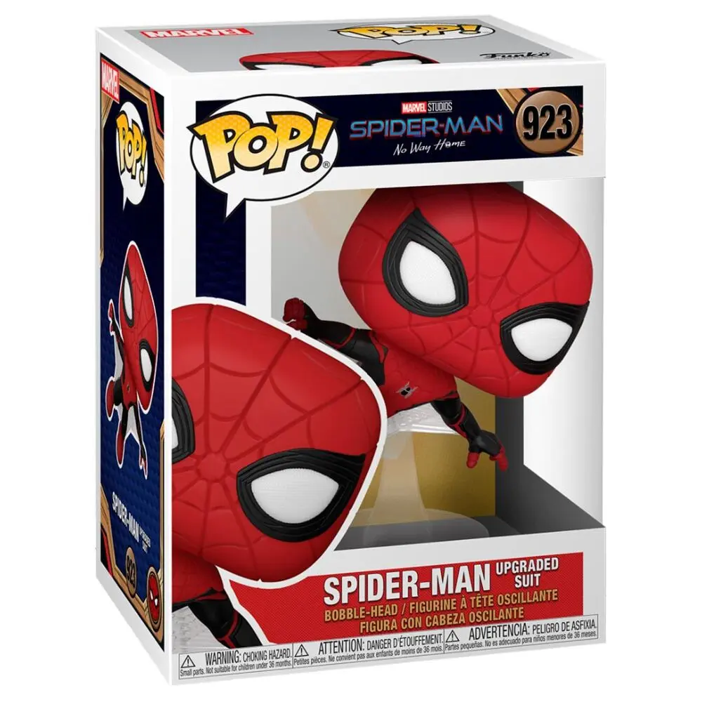 Spider-Man: No Way Home POP! Vinylová figurka Spider-Man (Vylepšený oblek) 9 cm fotografii produktu