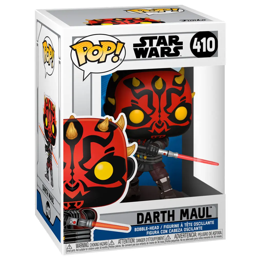 Star Wars: Clone Wars POP! Star Wars Vinyl Figurka Darth Maul 9 cm fotografii produktu