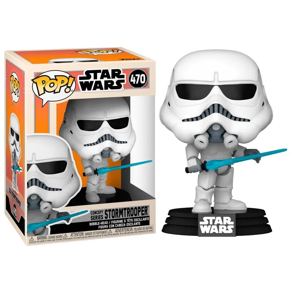 Star Wars POP! Vinyl Bobble-Head Stormtrooper (Concept Series) 9 cm fotografii produktu