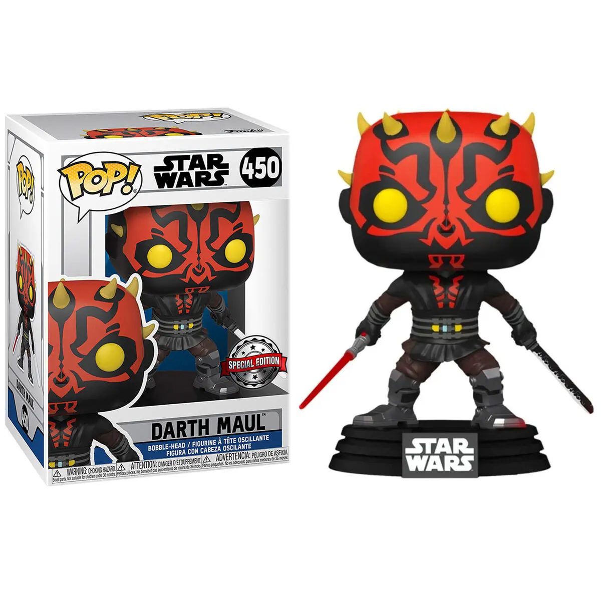 POP figurka Star Wars Darth Maul s šavlí Exclusive fotografii produktu